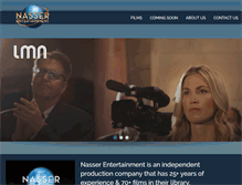 Tablet Screenshot of nasserentertainment.com